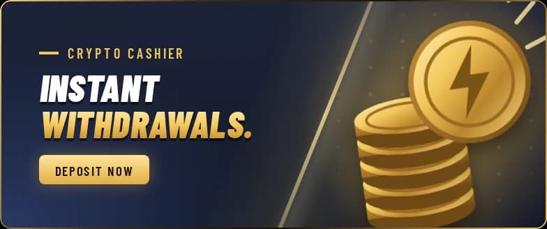 Crypto cashier. Instant withdrawals. Deposit now.