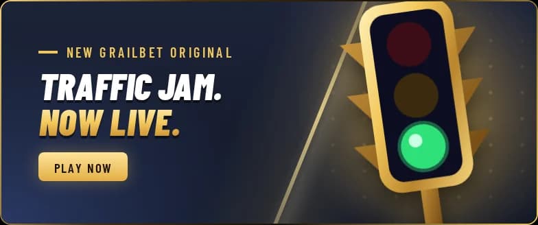 New Grailbet Original: Traffic Jam, now live. Play now.